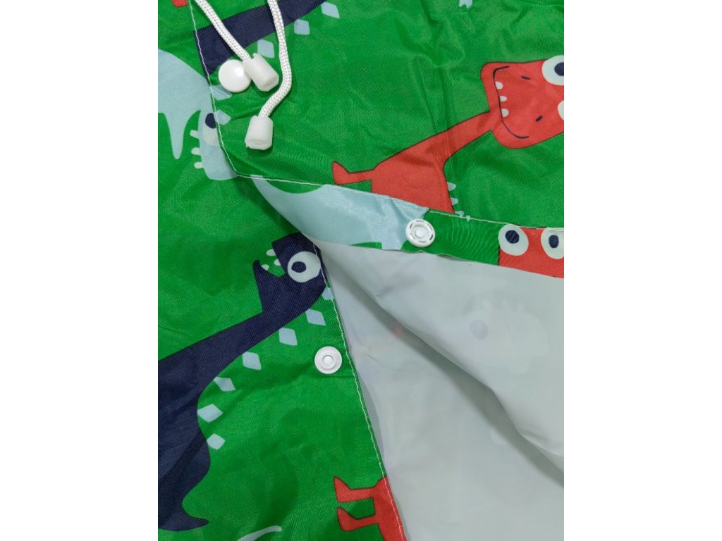 Dětská pláštěnka Happy dinosaurus zelená