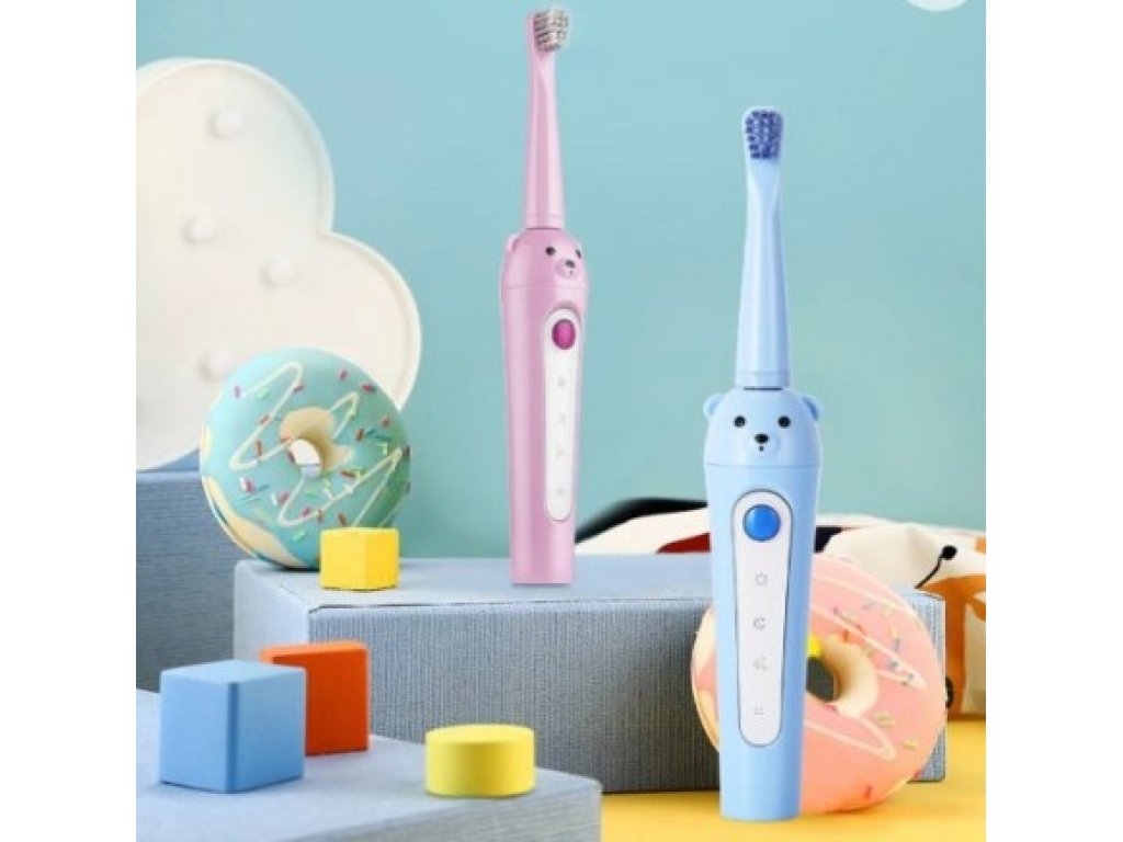 Dětský elektrický zubní kartáček Medvídek Q-YS9