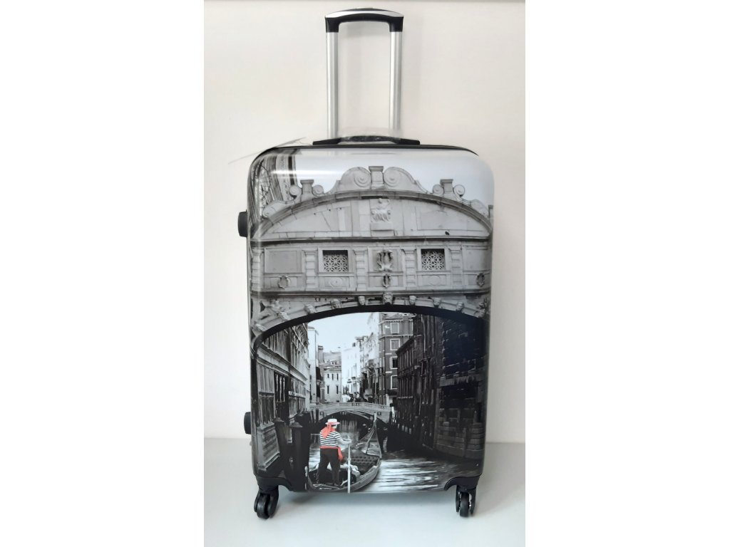 DZL VE029 cestovní skořepinový velký kufr Venice 76x29x47cm