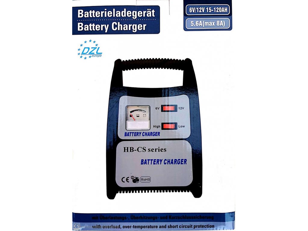 Levně DZL120 nabíječka akumulátorů 8,5A/6-12V