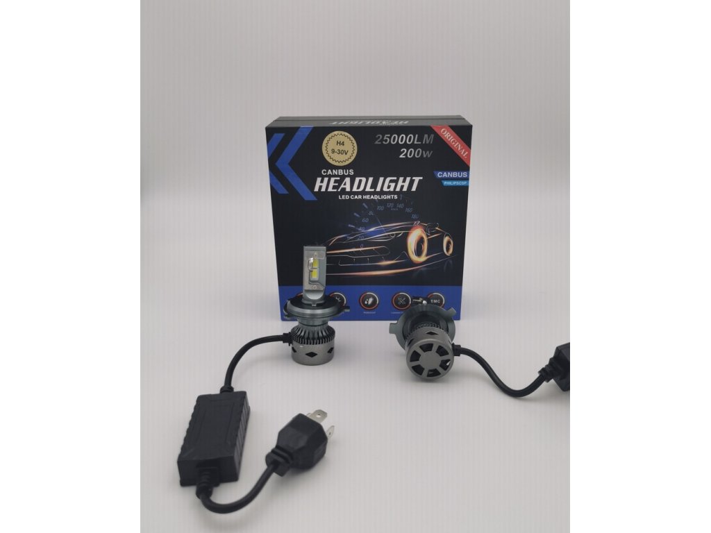 Levně FOYU A8 LED autožárovka headligts H4 CANBUS 10-30V 200W