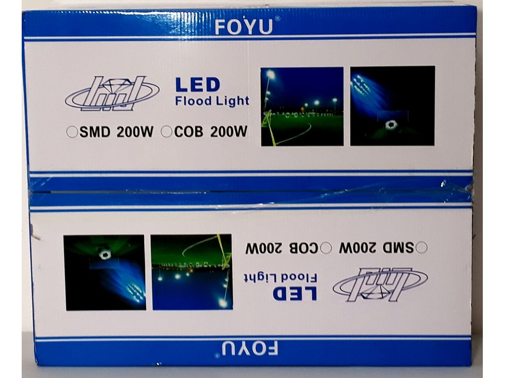 FOYU COB200 LED ULTRA Slim reflektor 200W 20000LM