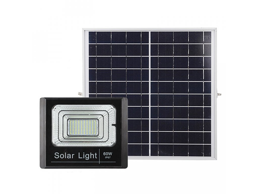 Levně FOYU FO-1225 LED solární lampa s panelem na dálkové ovládání až 400W Velikost: Solar 120W