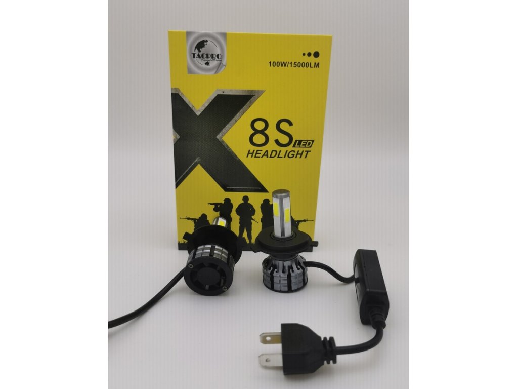 Levně FOYU X-8S LED autožárovka headligts H4 9V-32V 100W - 2ks