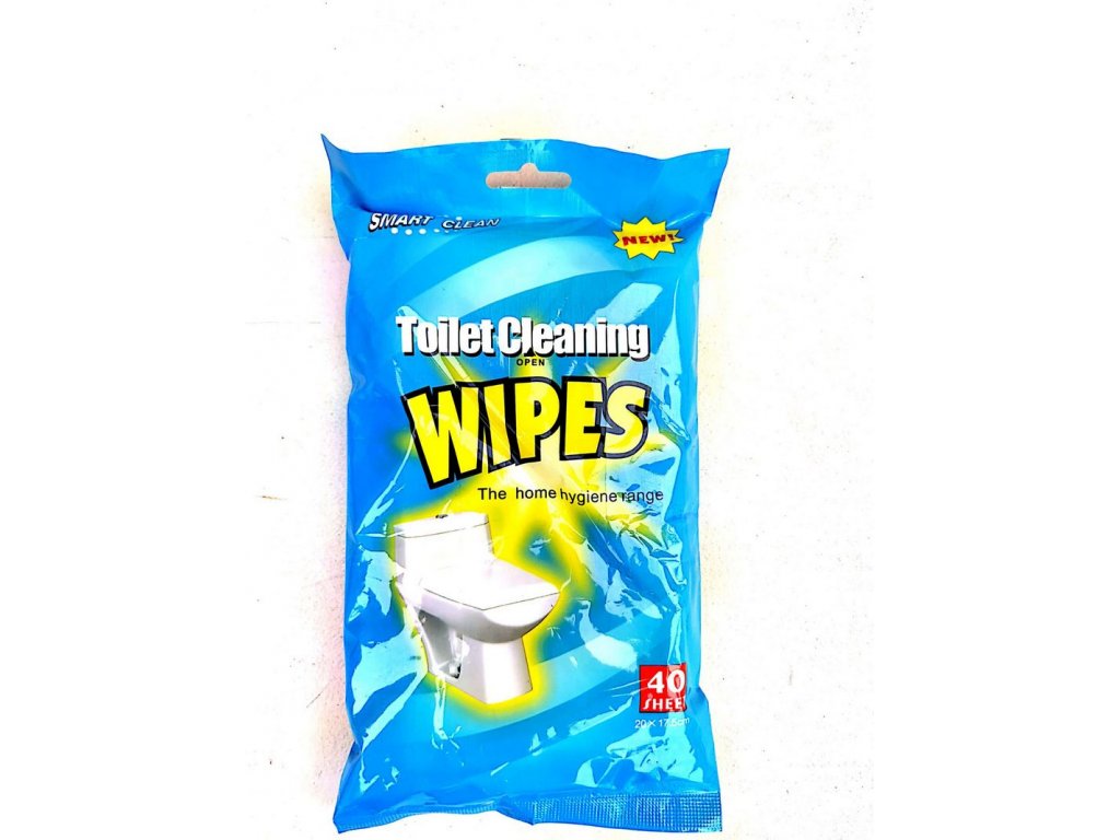 Hygienické WIPES TOALETA vlhčené ubrousky s antibakteriální přísadou 40ks