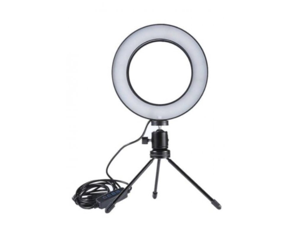 Levně Kruhové světlo selfie LED light 15cm