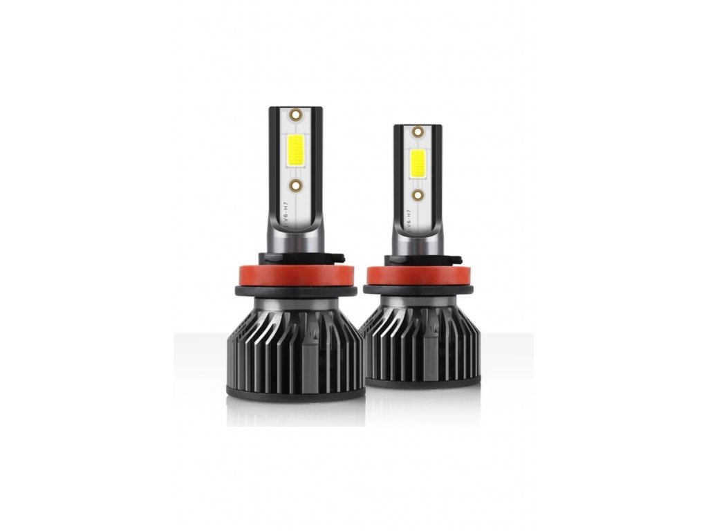 Levně LED Headlight autožárovky S6 H7 6500K 36W 6000LM 12V/24V - 2ks
