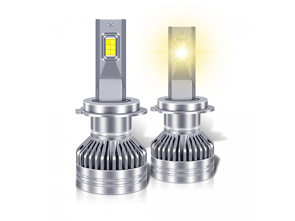 Levně C9 LED žárovky H4 pro nákladní auta, přední světlomety + 300% jas CANBUS - 2ks