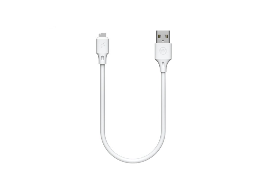 Lightning USB datový kabel 25 cm WK Design WDC-105i Bílý