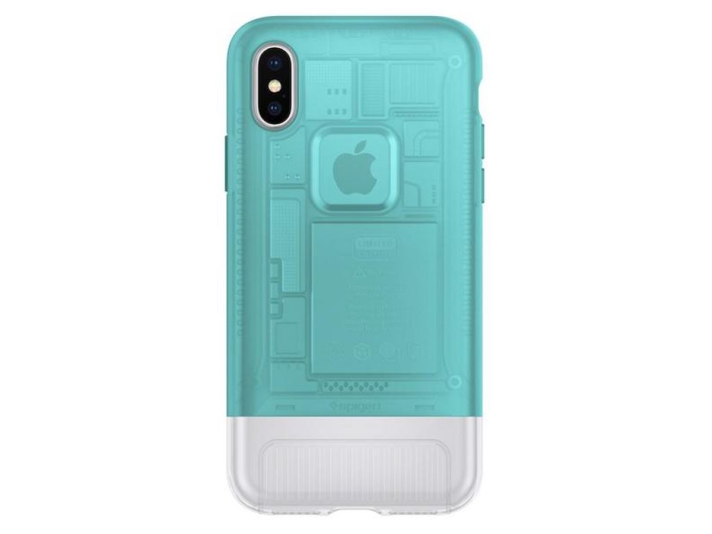 Levně Obal na iPhone X Classic C1 modrý