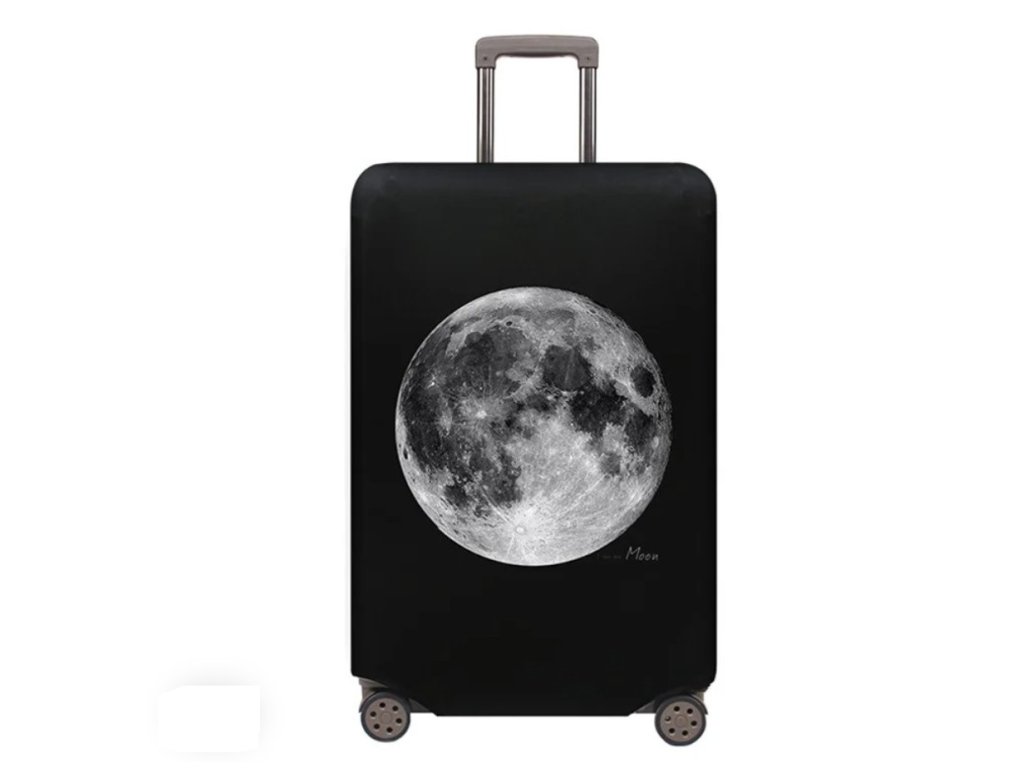 Ochranný obal na kufr Moon, černý