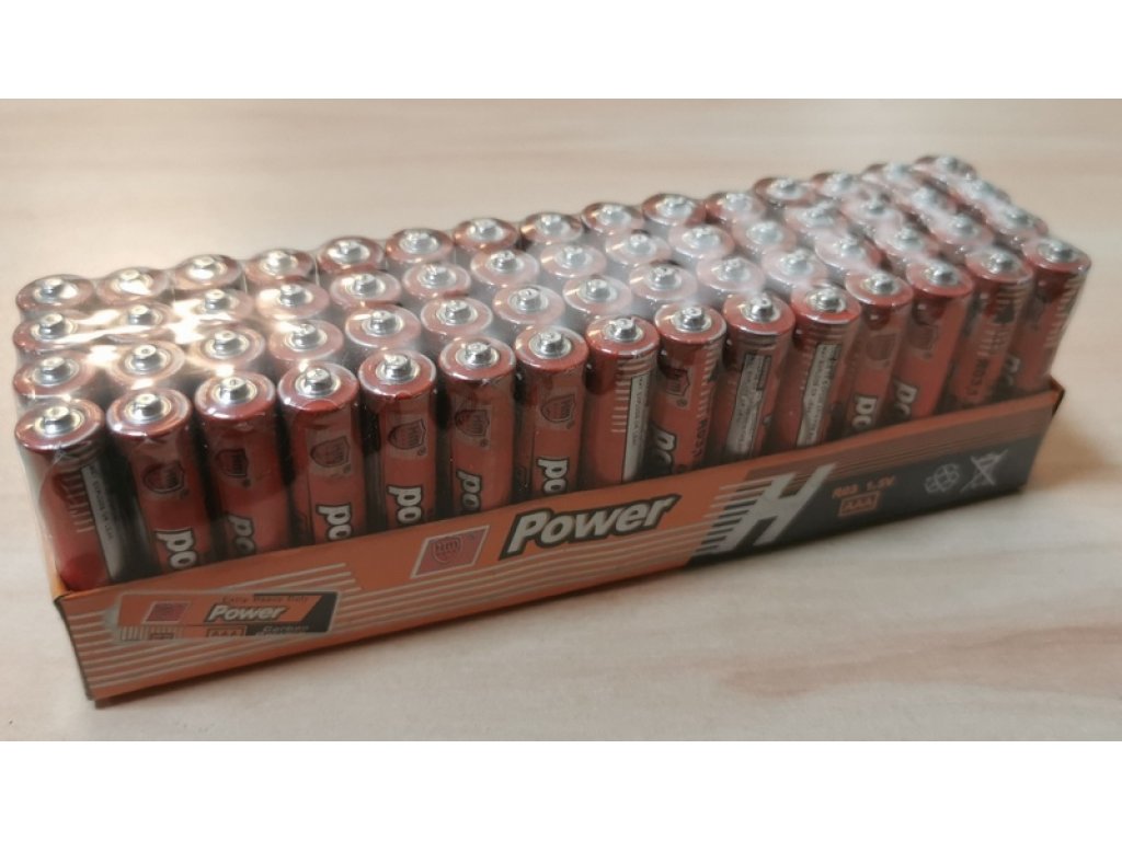 POWER Carbon baterie (AAA) 60ks