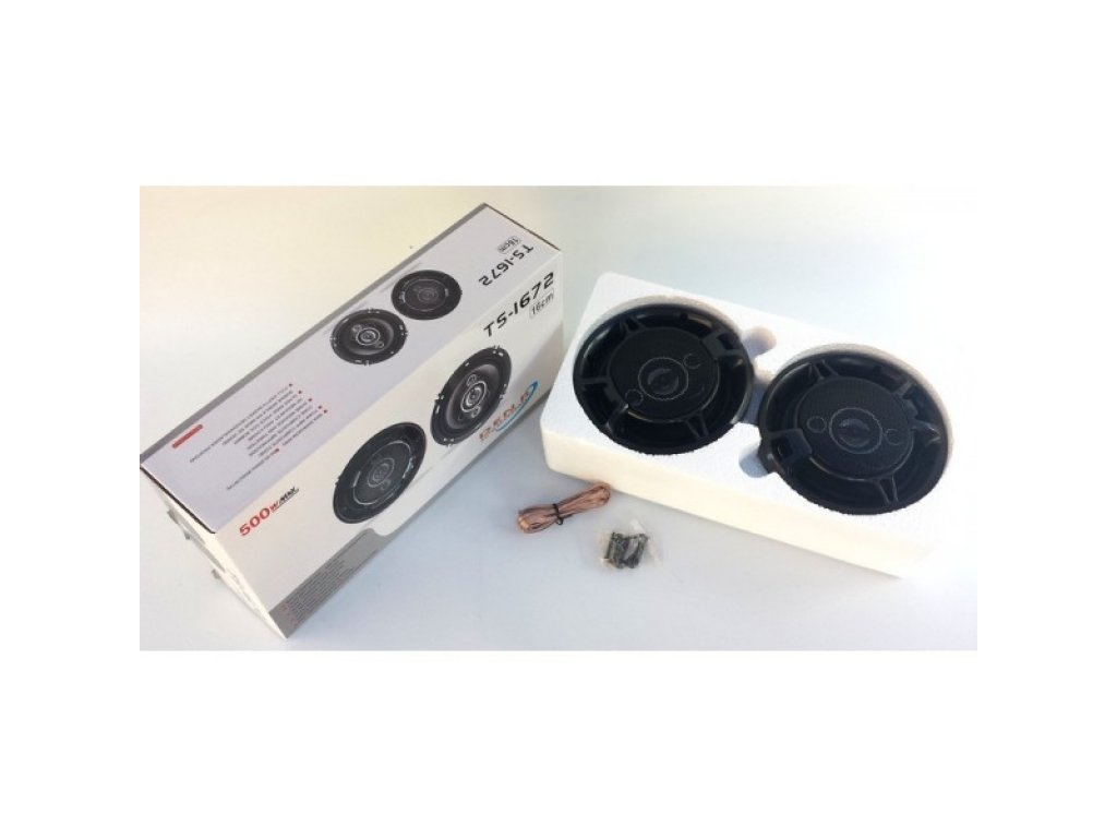 Levně Reproduktory do auta 16cm/500W-TP1672