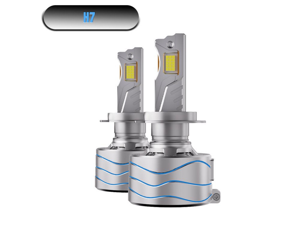 Levně S16 LED žárovky H7 pro auta přední světlomety 300W CANBUS - 2ks