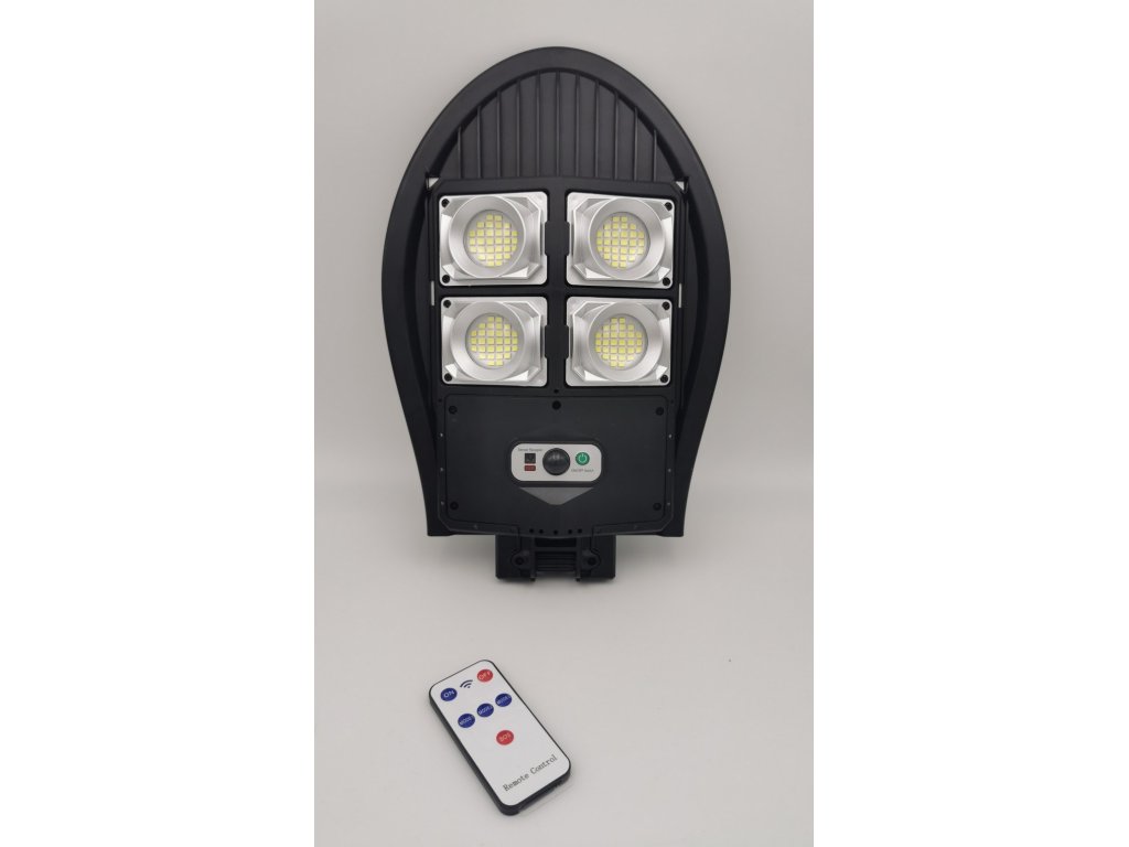 Levně Solární pouliční lampa s detektorem pohybu a dálkovým ovládáním 120W