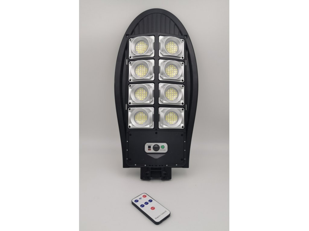 Levně Solární pouliční lampa s detektorem pohybu a dálkovým ovládáním 240W