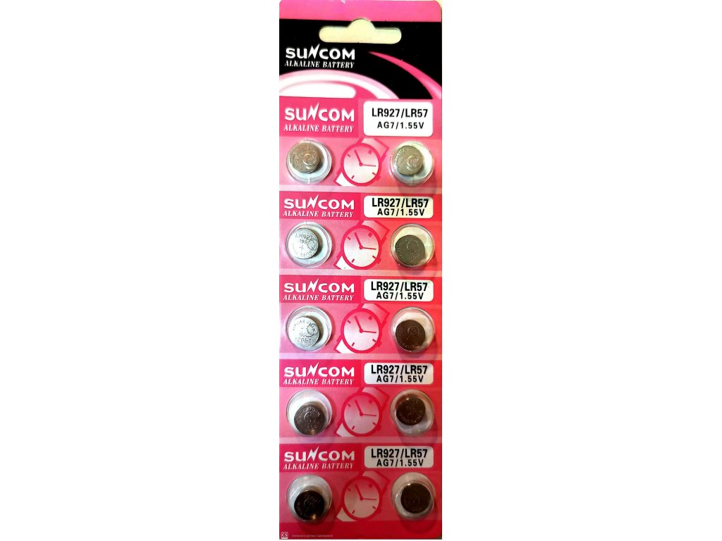 Levně SUNCOM AG7 alkaline knoflíková baterie