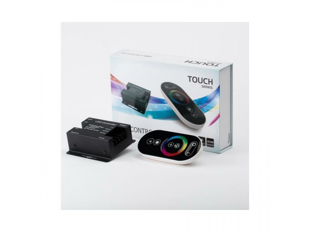 Touch ovladač LED světel RGB