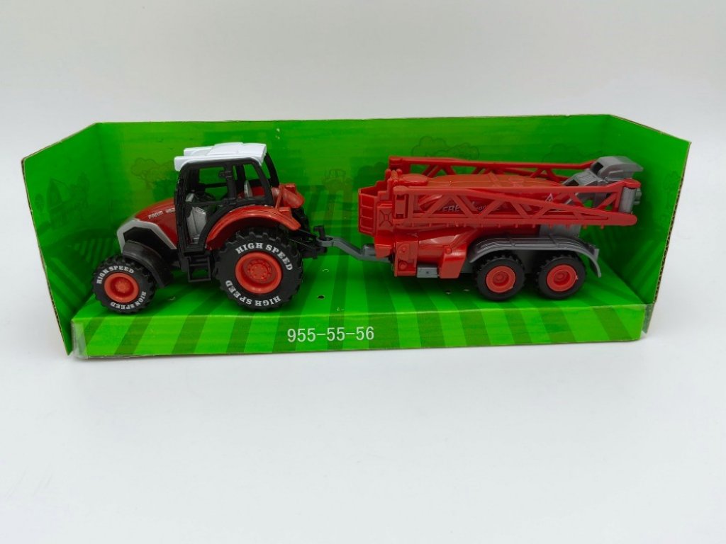 Traktor s postřikovačem