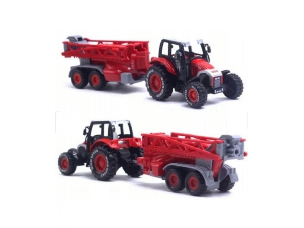 Traktor s postřikovačem