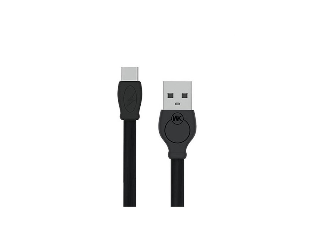Levně USB-C datový kabel 1m WK Design WDC-023 Černý