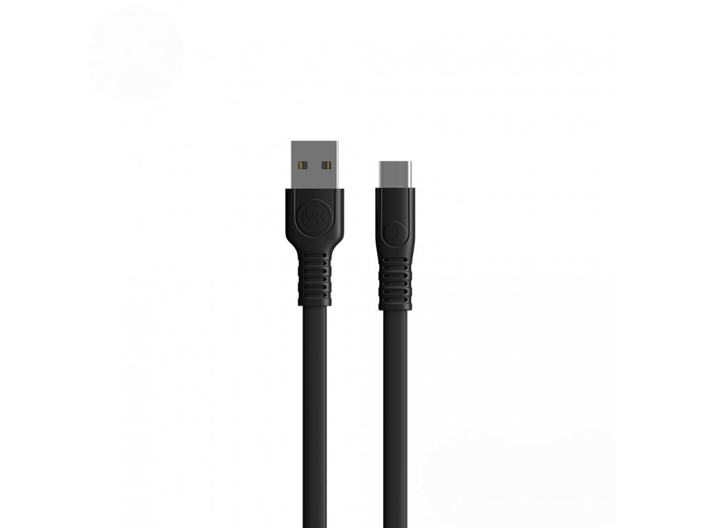 Levně USB-C datový kabel 1m WK Design WDC-066a Černý
