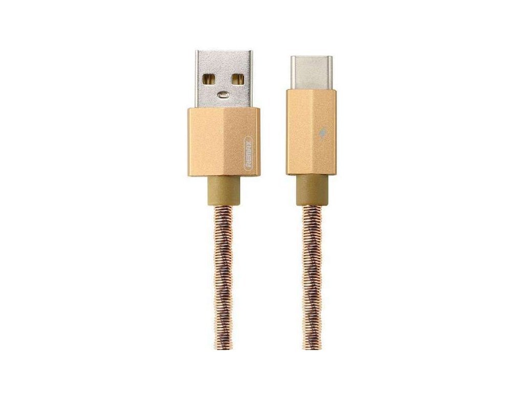 USB-C datový kabel Remax RC-110a Zlatý