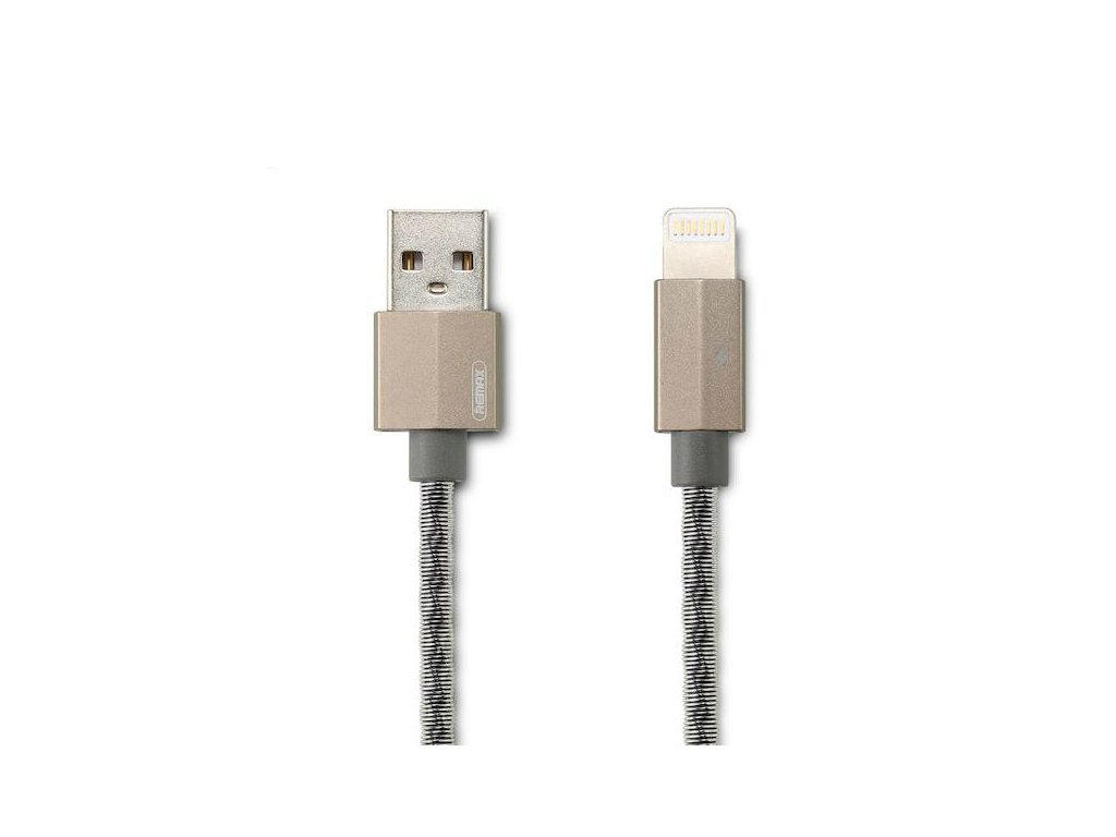 Levně USB datový kabel Lightning Remax RC-110i Stříbrný