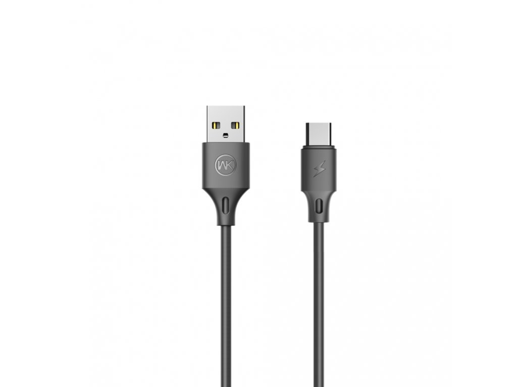 Levně USB datový kabel Lightning WK Design WDC-092i Černý