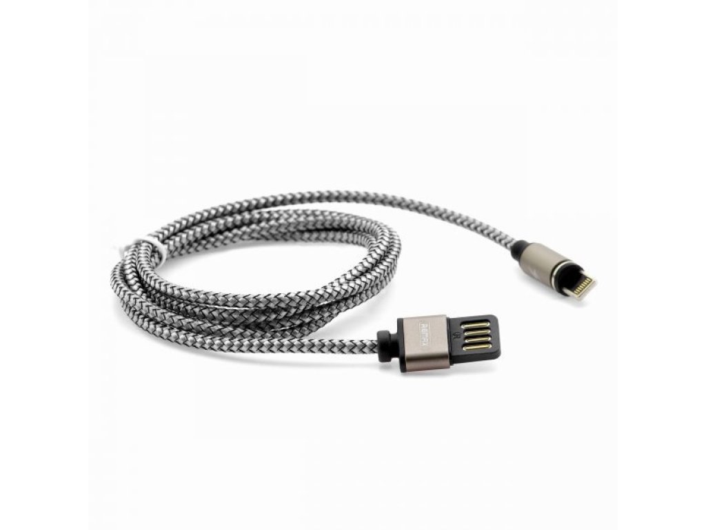 Levně USB Lightning datový kabel s LED light magnetický Remax RC-095i