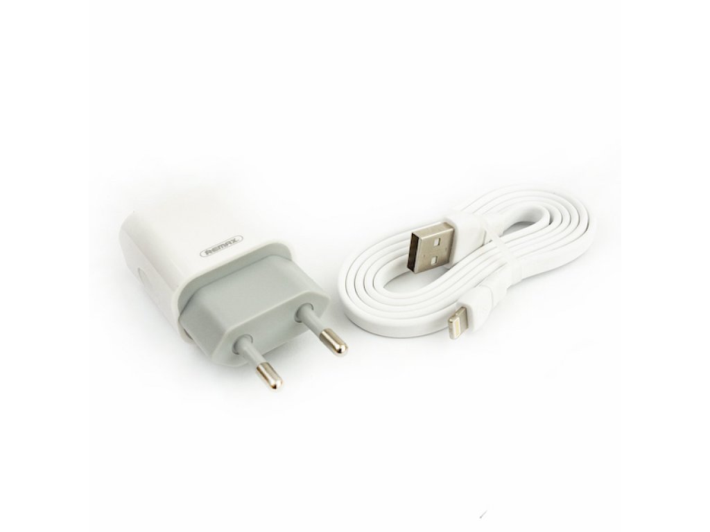 USB Nabíječka lighting 2.4A kabel+kostka Remax RP-U14