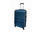 Cestovní kufr střední karbon, modrý