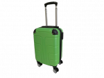 Cestovní skořepinový palubní kufr zelený A37 