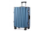 Cestovní skořepinový velký kufr modrý 60x41x28cm