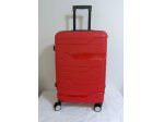 DZL G-802-2-3 cestovní skořepinový kufr střední červený 41x25x60cm