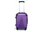 MINI F-14322 cestovní skořepinový palubní kufr fialový 33x20x50cm