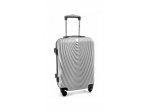 RGL 603 cestovní skořepinový velký kufr stříbrný 