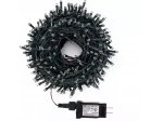 Vánoční světelný řetěz 2000 LED venkovní, zelený kabel