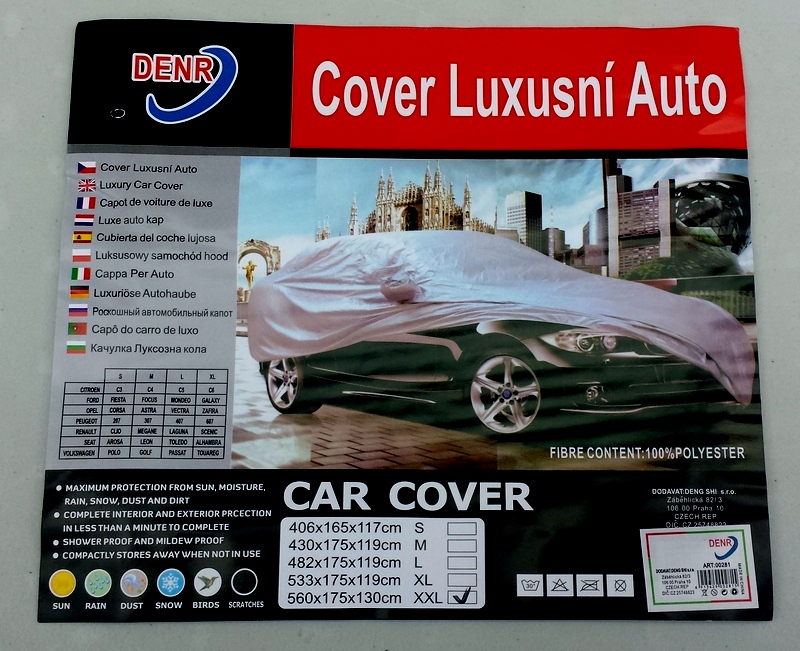 Auto plachta - velikost XL