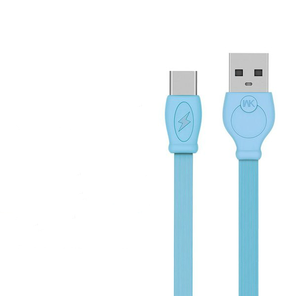 Datový kabel pro iPhone 3m WK Design WDC-023 Modrý