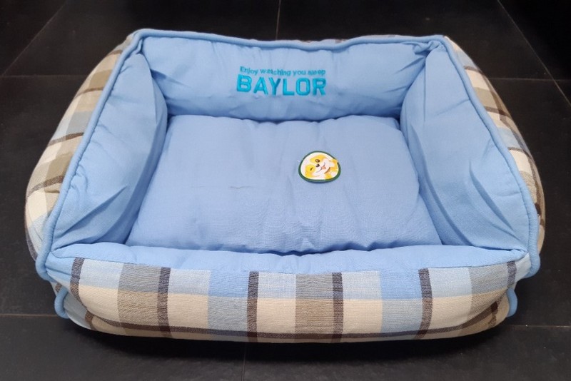 DZL Psí pelíšek Baylor modrý, 65x52x17cm PM-65