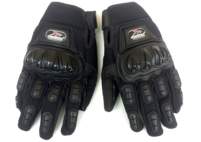 MAD R-17 Rukavice na motorku s chrániči černé XXL