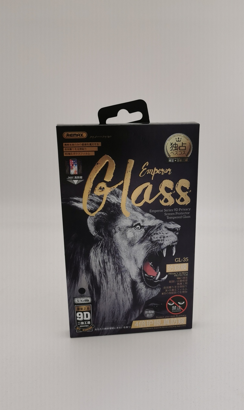 Ochranné tvrzené sklo REMAX Emperor Series 9D GL-35 pro iPh11Pro Max/Xs Max 6.5 Barva: Černá