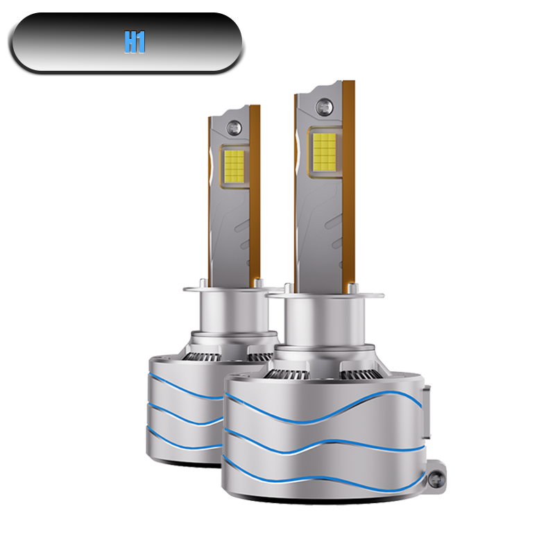 S16 LED žárovky H1 pro auta přední světlomety 300W CANBUS - 2ks