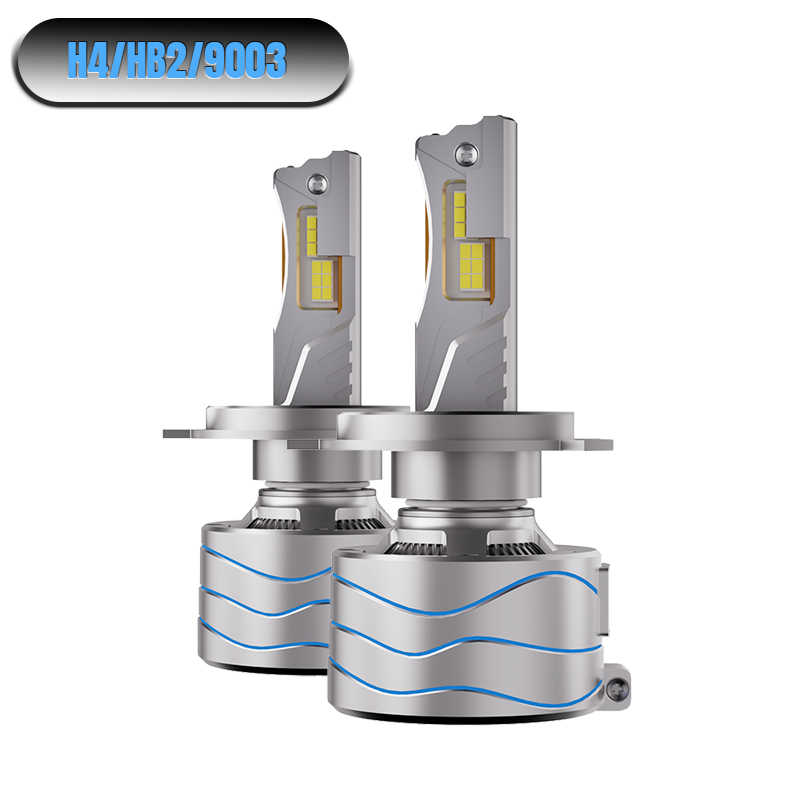 S16 LED žárovky H4 pro auta přední světlomety 300W CANBUS - 2ks