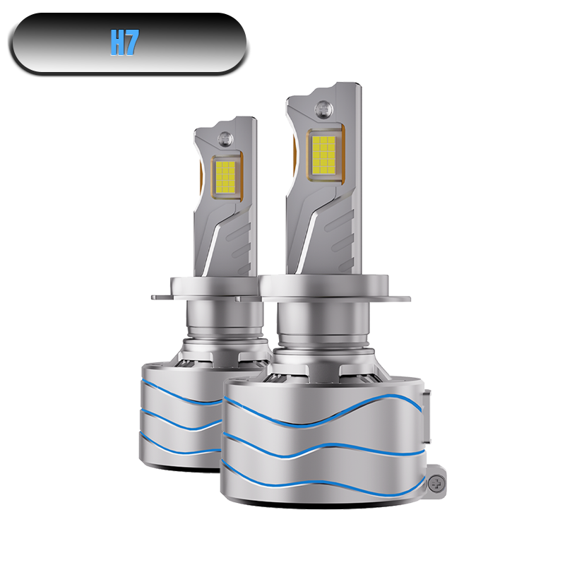 S16 LED žárovky H7 pro auta přední světlomety 300W CANBUS - 2ks