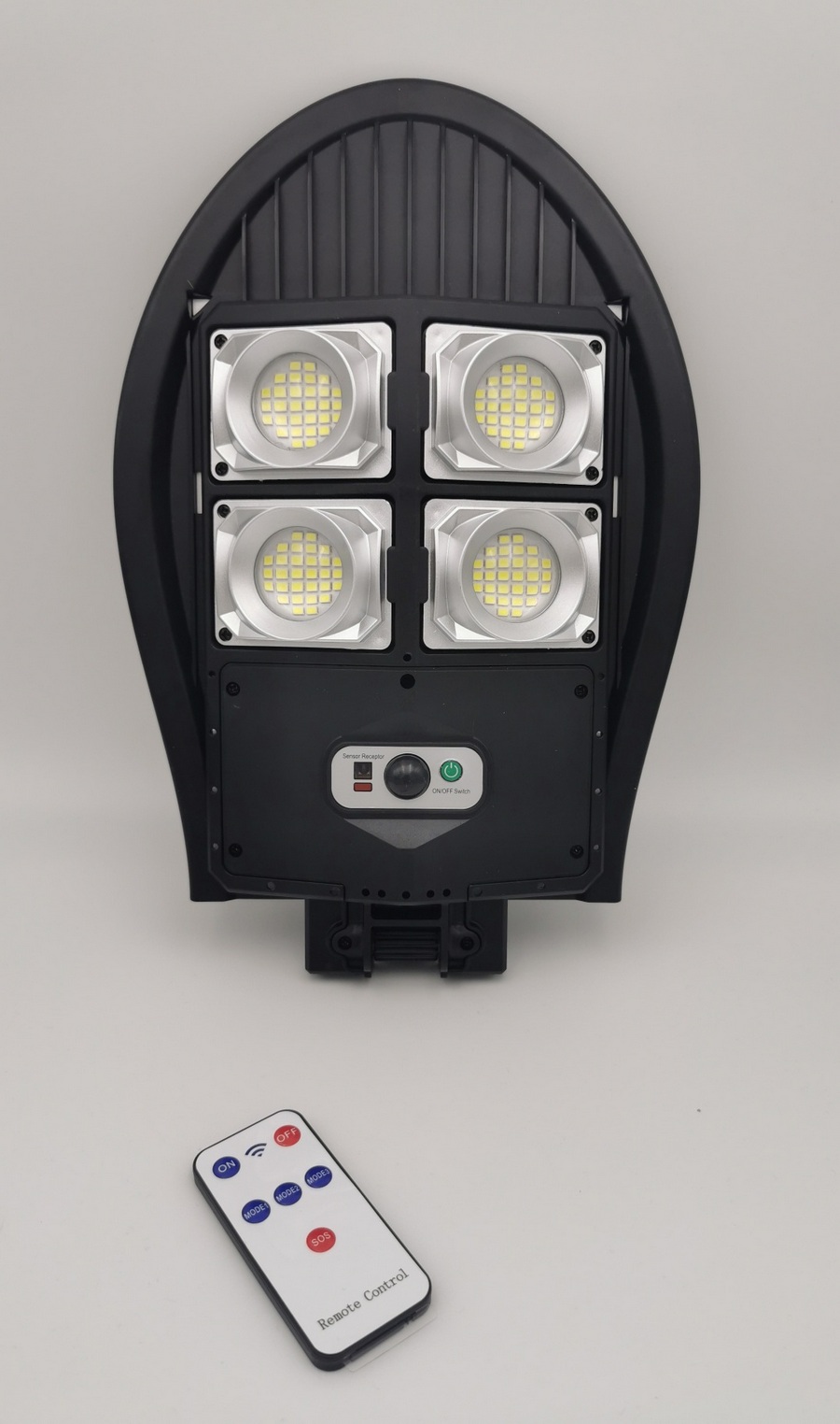 Solární pouliční lampa s detektorem pohybu a dálkovým ovládáním 120W