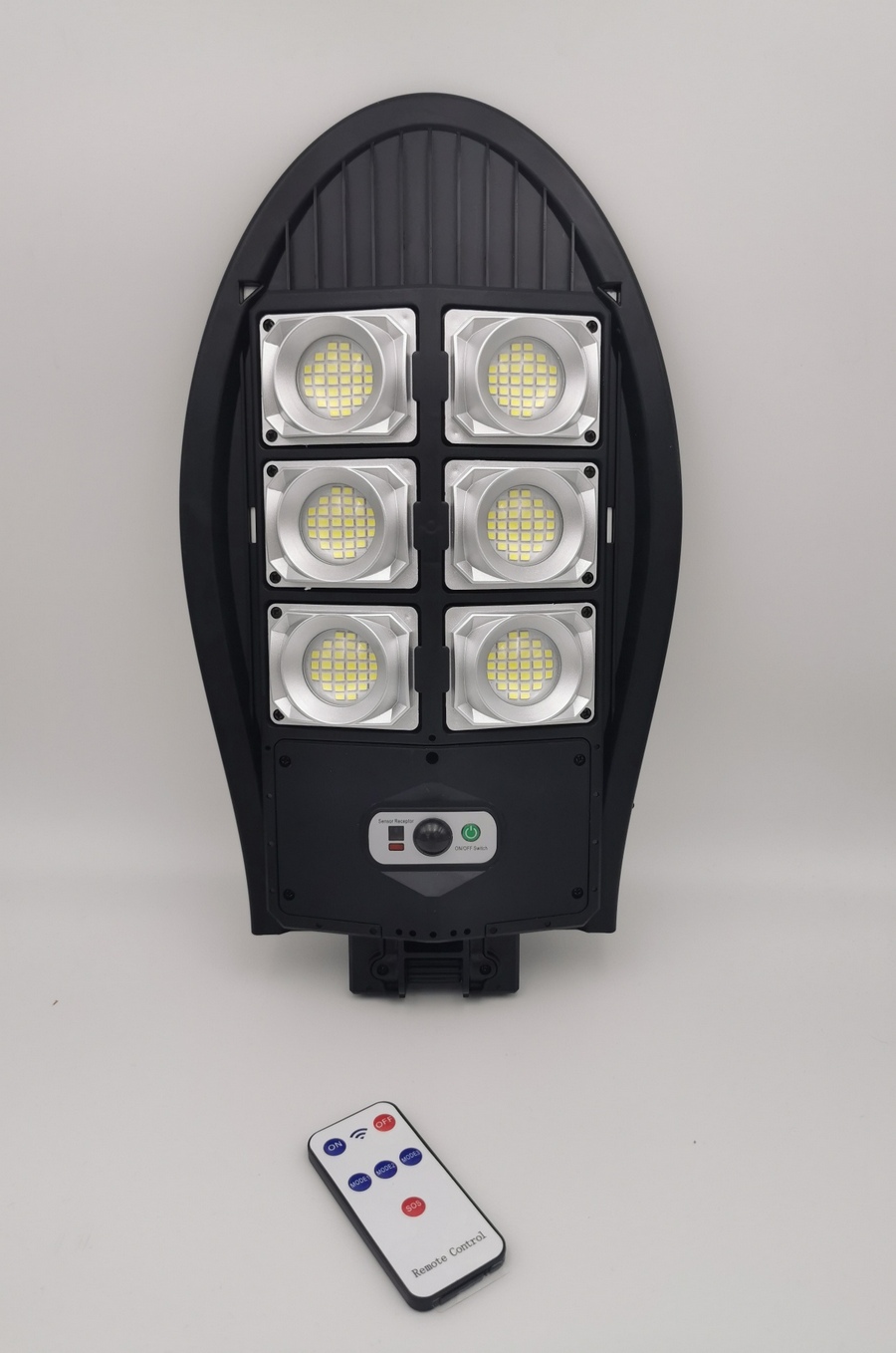 Solární pouliční lampa s detektorem pohybu a dálkovým ovládáním 180W