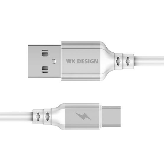 USB-C datový kabel 1m WK Design WDC-073a Bílý