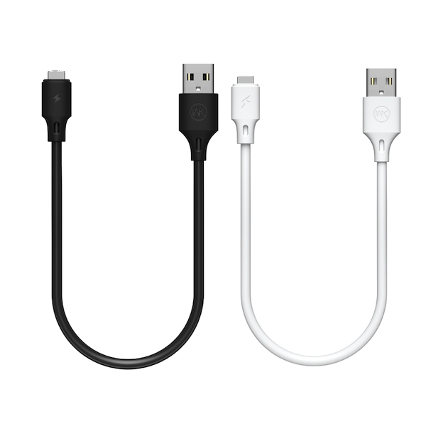 USB-C datový kabel 25 cm WK Design WDC-105a Bílý